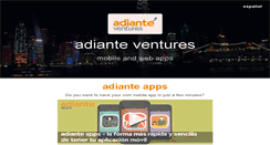 Desktop Screenshot of adianteventures.com